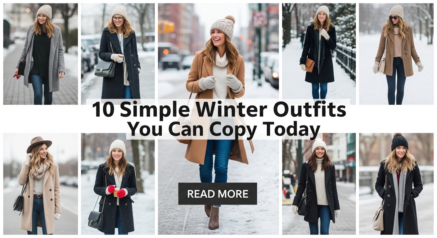 10 Simple Winter Outfits You Can Copy Today'.