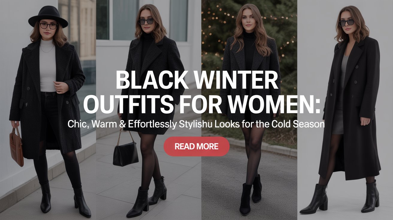 Black Winter Outfits For Women Chic, Warm & Effortlessly Stylish Looks for the Cold Season
