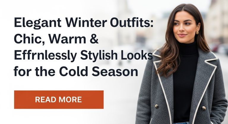 Elegant Winter Outfits: Chic, Warm & Effortlessly Stylish Looks for the Cold Season