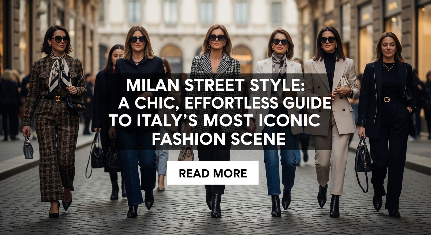 Milan Street Style A Chic, Effortless Guide to Italy’s Most Iconic Fashion Scene