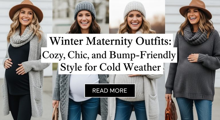 Winter Maternity Outfits Cozy, Chic, and Bump-Friendly Style for Cold Weather