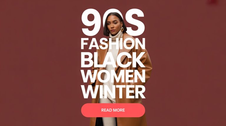 90s Fashion Black Women Winter