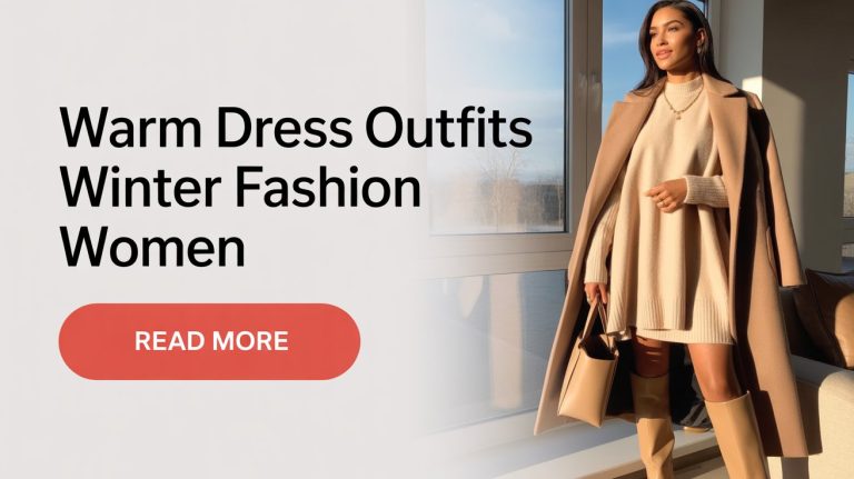 Warm Dress Outfits Winter Fashion Women